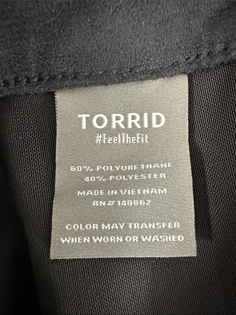 NWT Torrid Faux Leather Pants Black Perfect Skinny High Rise Women’s Sz 18 Tall - Picture 5 of 9